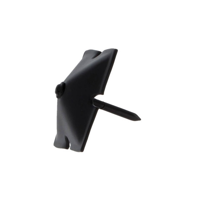 Ćwiek gwóźdź ozdobny piramida 30x30mm czarny mod.3