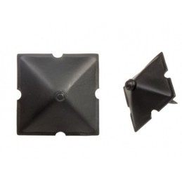 Ćwiek gwóźdź ozdobny piramida 30x30mm czarny mod.3