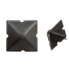 Ćwiek gwóźdź ozdobny piramida 30x30mm czarny mod.3