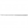 Kratka do nawiewnika 411x22x2,5mm plastikowa biała płaska