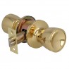 Gałka z zamkiem hotelowa mod.603 mosiężna polerowana