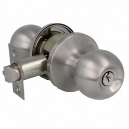 Gałka z zamkiem hotelowa mod.613 chrom mat