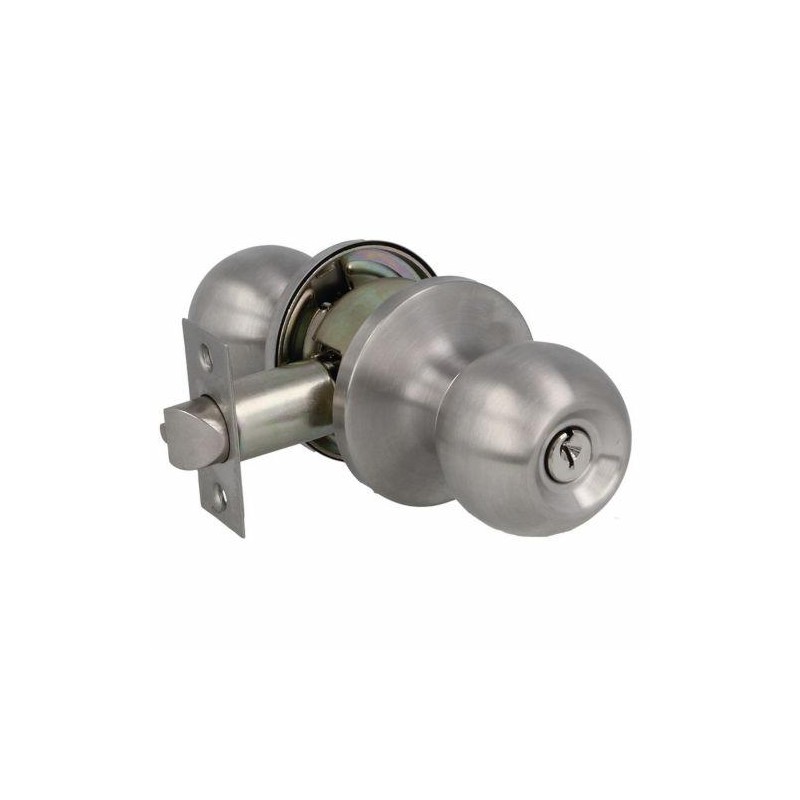 Gałka z zamkiem hotelowa mod.613 chrom mat