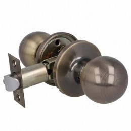 Gałka z zamkiem złoto antyczne Hotelowa mod. 613