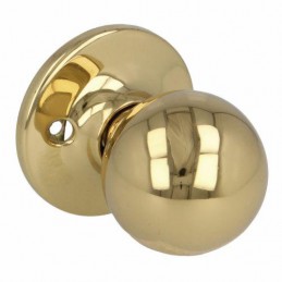 Gałka drzwiowa stała mod. 615 mosiądz lakierowany