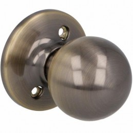 Gałka drzwiowa stała 51mm mod. 615 mosiądz złoto antyczne