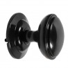 Gałka drzwiowa dekoracyjna stała 70mm czarna połysk