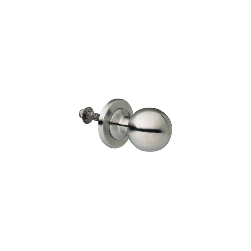 Gałka drzwiowa stała 66mm stal nierdz. inox pusta mod. 11