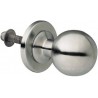 Gałka drzwiowa stała 66mm stal nierdz. inox pusta mod. 11