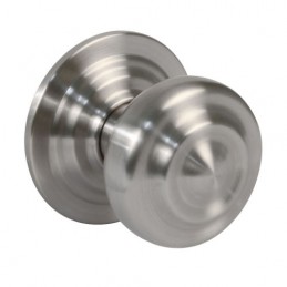 Gałka drzwiowa stała mod. 50 - 70 pusta mosiądz chrom mat