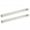 Komplet Kratek do nawiewnika 192mm białe 2700EA mod.GS13 2 sztuki