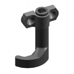 Hak 2960 zamykaj.długi czarny lewy AMIG