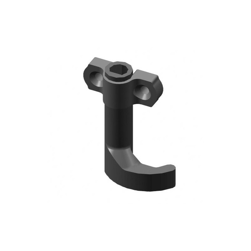 Hak 2961 zamykaj.długi czarny prawy AMIG