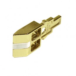 Języczek zamka MEDIANA E50 mosiądzowany nylonowo-metalowy