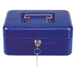 Kasetka na pieniądze niebieska 200x160x90mm