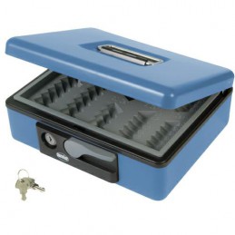 Kasetka na pieniądze niebieska 230x185x80mm
