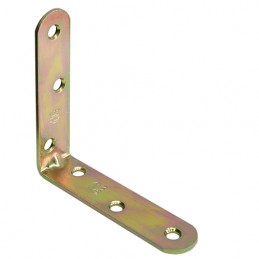 Kątownik budowlany 80mm mod.3 żółty ocynk