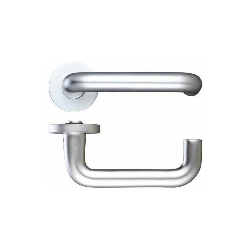 Klamka 19mm na okrągłej rozecie 53mm