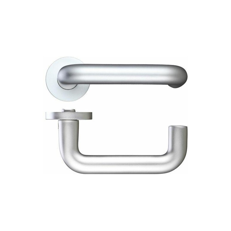 Klamka 22mm na okrągłej rozecie 53mm