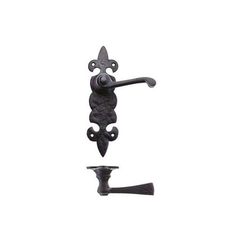 Klamka 50x200 czarna bez otworu