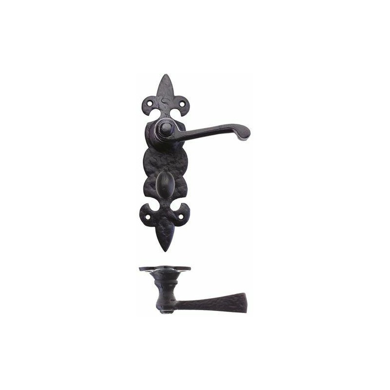 Klamka 50x200 czarna na WC