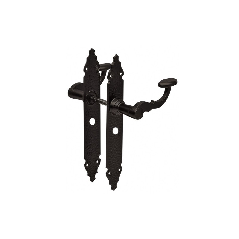 Klamka czarna WC 70mm 280x45mm AMIG mod.100P W70