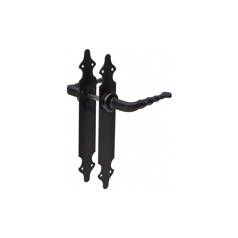 Klamka czarna bez otworu szyld 280x45mm mod.101P AMIG