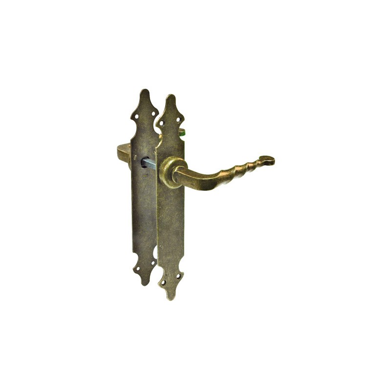 Klamka złoto antyczne szyld 280x45mm AMIG mod.101P