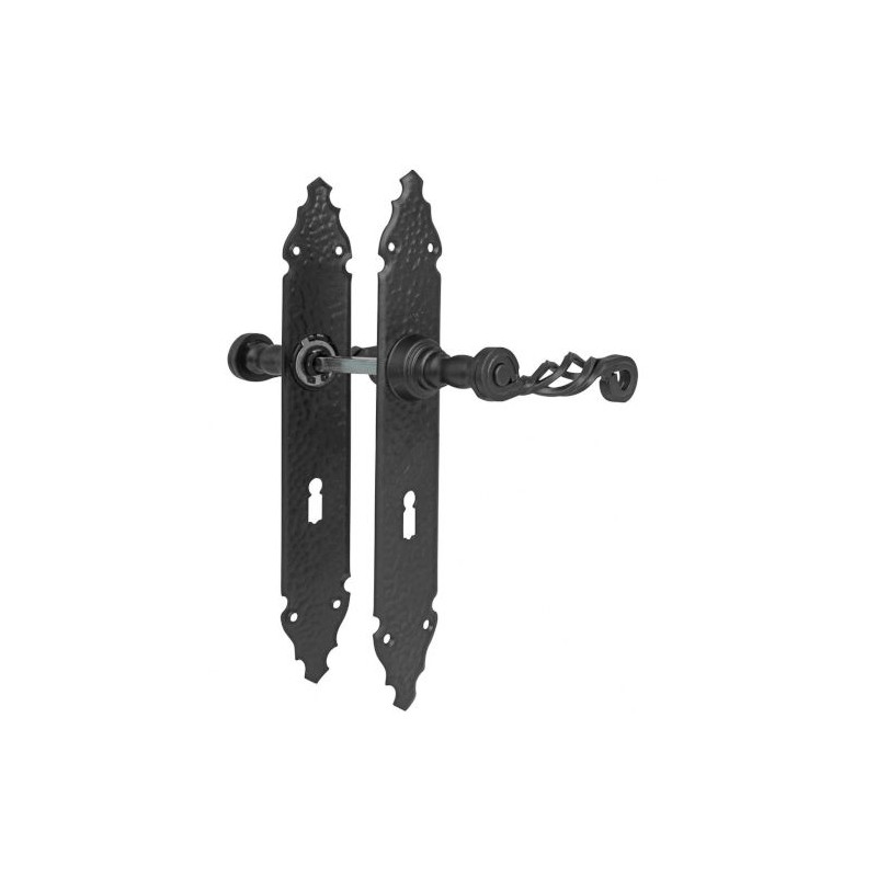 Klamka AMIG 102PG68 klucz 280x45 czarna