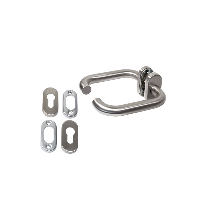 Klamka AMIG 3 `O` roz. owalna INOX