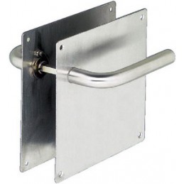 Klamka bez otworu INOX szyld 180x180mm mod. 4C AMIG