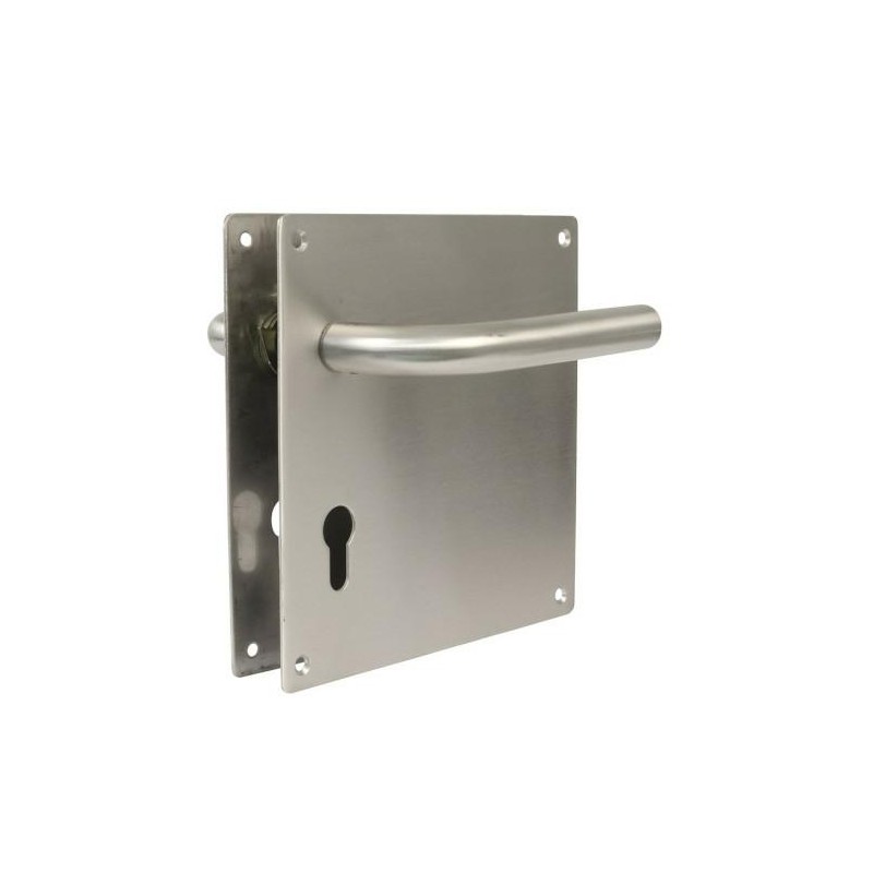 Klamka na wkładkę szyld 180x180mm INOX AMIG mod. 4CB47