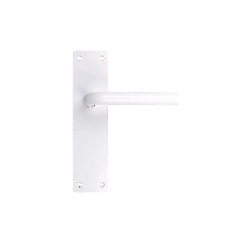 Klamka AMIG AL4P biała aluminiowa