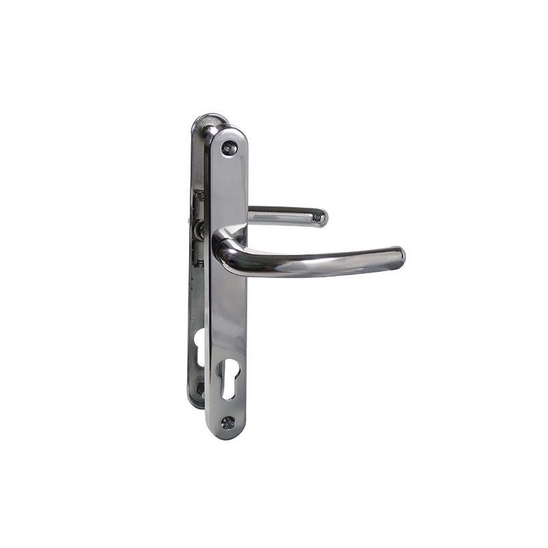 Klamka Balmoral FRENCH L/L na wkładkę 92mm chrom połysk