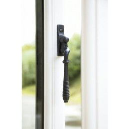 Klamka do zasuwnicy Reeded star cza Lewa