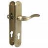 Klamka drzwiowa na wkładkę 70mm mosiądzowany mat mod. LENA PB70