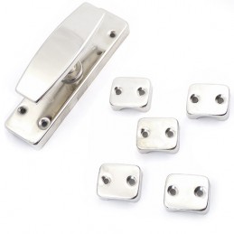 Klamka z zamknięc. zasuwnicy 18 sta nikl