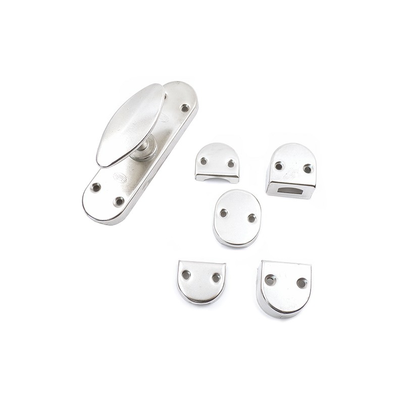 Klamka z zamknięc. zasuwnicy 7 wys. nikl