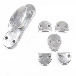 Klamka z zamknięc. zasuwnicy 8 cynkowan