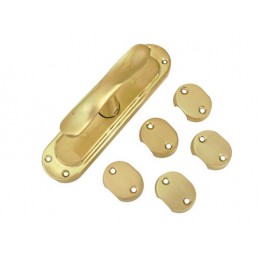 Klamka z zamknięc. zasuwnicy AIURI mosią