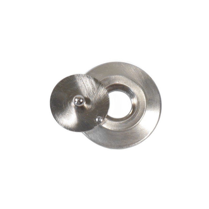 Klapka wewnętrzna wizjera fi. 16mm chrom mat szyld 45mm mod. 2