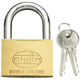 Kłódka 30mm mosiężna ten sam klucz mod.22