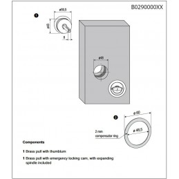 Komplet DUETTO WC 48 A-P mos polero