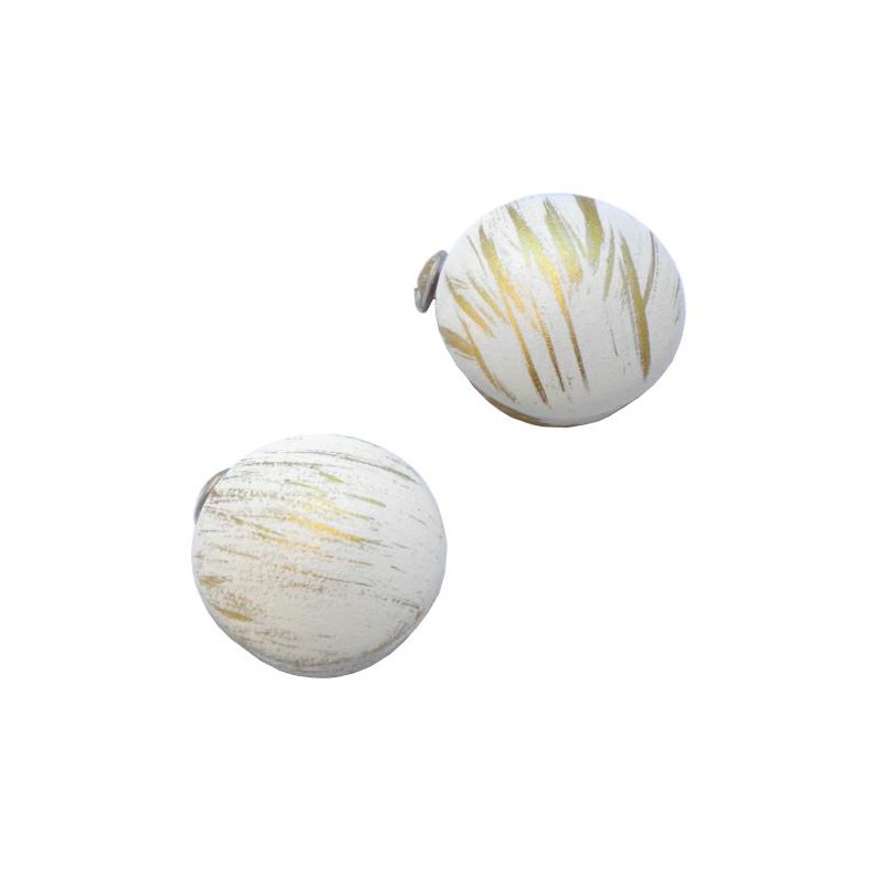 Końcówka karnisza drążka fi.20mm kość słoniowa 2szt. mod.680