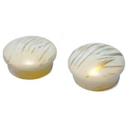 Końcówka karnisza drążka fi.20mm kość słoniowa 2szt. mod.680