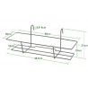 Kosz na kwiaty 33-50x16x12 prostoką