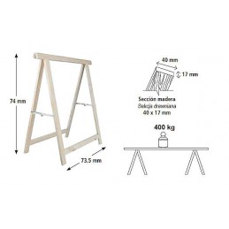 Kozioł roboczy standard sosnowy