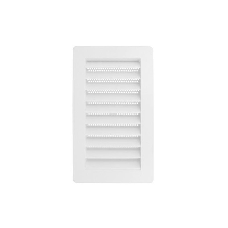 Kratka wentylacyjna 140x240 ABS biała na wcisk mod.7