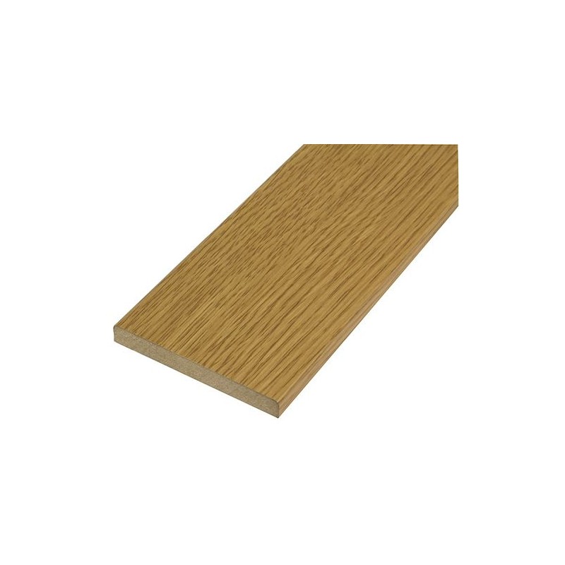 Listwa płas.80x12-2,23M MDF/W.L lak.dąb