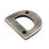 Litera "D" 78x8mm antyczna cyna